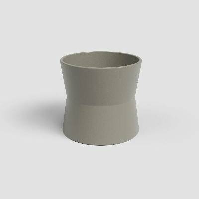 Artevasi Květináč DIANA 17cm keramika šedá TAUPE