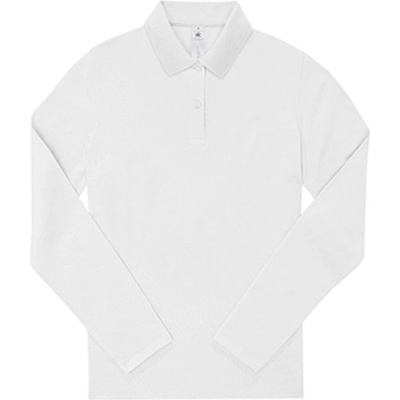 B&C Dámske polo tričko PW464 White