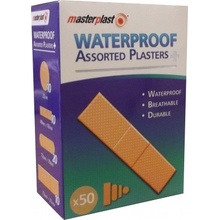 Masterplast Vodotesné náplasti Assorted Waterproof Mix krabica 50 ks