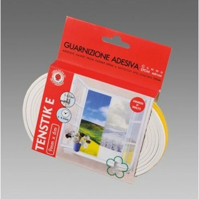 Den Braven DB/Samolepiace tesnenie profil K biely 9mm x 6m