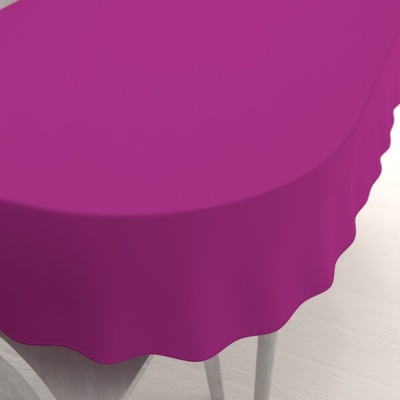 Biante Dekoračný oválny obrus Rongo RG-092 Purpurový 50x100 cm