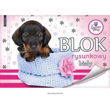 Beniamin Blok na kreslení s omalovánkami Sweet Pets Pejsek Papír 29x21 cm