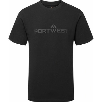 Portwest B198 pánské bavlněné tričko černá