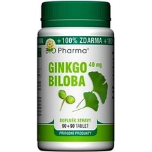 Bio-Pharma Ginkgo Biloba 40 mg 90+90 tablet
