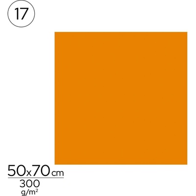 FOLIA Papír barevný 50 x 70cm oranžový