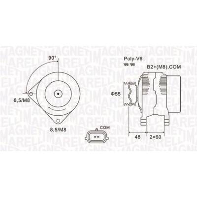 generátor MAGNETI MARELLI 063731974010