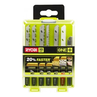 Ryobi RAK10JSBMP 10ti dílná sada pilových plátků pro přímočaré pily