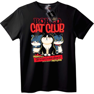 NOONEBRAND Тениска Boro Cat Club - 2XL, Black