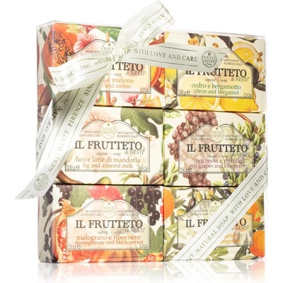 Nesti Dante Il Frutteto mýdlo 6 x 150 g dárková sada