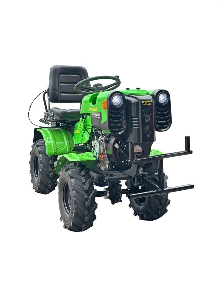 ТУНДЖА Мотоблок дизелов четириколесен ТУНДЖА 400ДЕ 12 Hp. с гуми