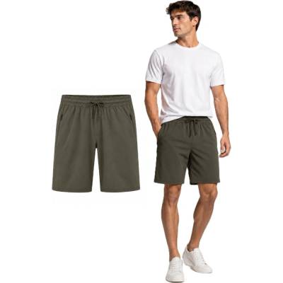 J.Style Pánske športové kraťasy kaki