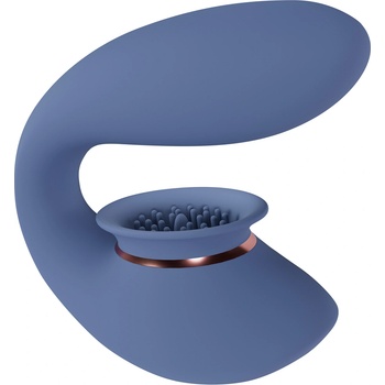 ostatní Twitch 3 - Вибратор за презареждане и засмукване - Синьо/Сиво