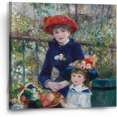 Sablio Obraz Dve sestry (Na terase) - Pierre-Auguste Renoir - 50x50 cm
