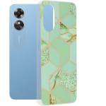Techsuit Marble калъф за Oppo A17 - Зелена KP29203
