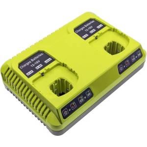 Cameron Sino Зарядно устройство за 2 батерии за Ryobi 18V One+, екв. RC18240 (DF-RTP118EU)