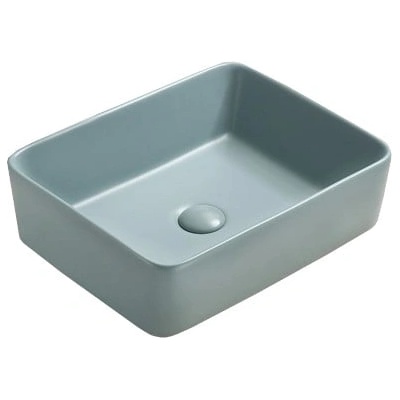 Mexen Catia мивка върху плот 48 x 37 cm, светлозелен мат - 21314848 (21314848)