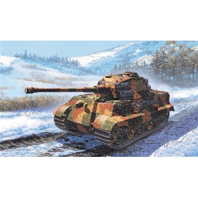 Italeri Model Kit Pz.Kpfw.VI Ausf.B Tiger II Königstiger 7004 1:72
