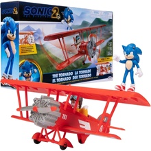 Jakks Jakks Pacificset Tornádo Sonic 2 figúrky Ježko + lietadlo