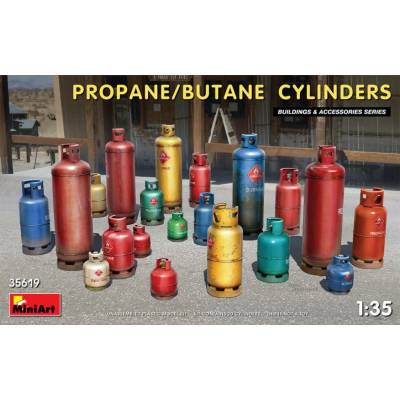 MiniArt Propane/Butane Cylinders 20 pcs. 1:35