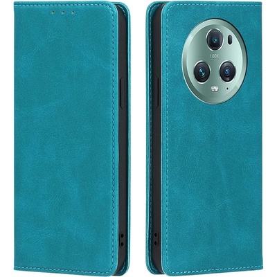 GKK Кожен Калъф с Джобове за Honor Magic 5 Pro, Wallet Book Case, Син (5906601383632)