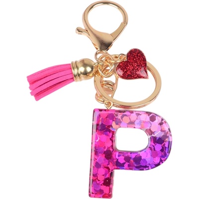 HARAHU Ключодържател Азбука - p / Розова / Сърце kp37986 (37986)