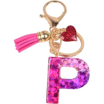 HARAHU Ключодържател Азбука - p / Розова / Сърце kp37986 (37986)