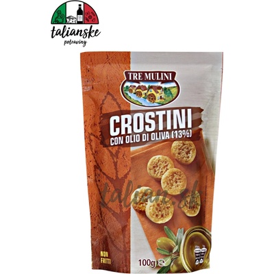 CROSTINI con olio di oliva TRE MULINI 100 g