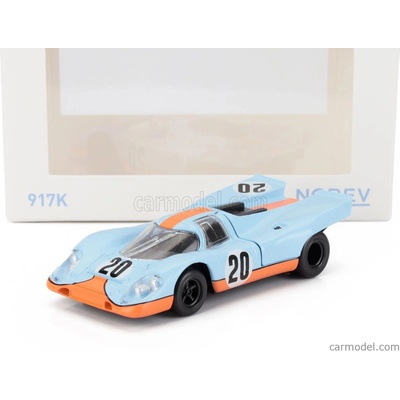 Cmr Porsche 917lh 4.9l Team John Wyer Automotive Engineering Ltd. N 17 24h Le Mans 1971 J.siffert D.bell Světle Modrá Oranžová 1:12