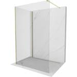 Mexen Kioto душ кабина Walk-in 140 x 100 см, прозрачна, златиста - 800-140-212-50-00-100 (800-140-212-50-00-100)