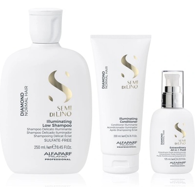 ALFAPARF Milano Semi di Lino Diamond Kit комплект за блясък и мекота на косата