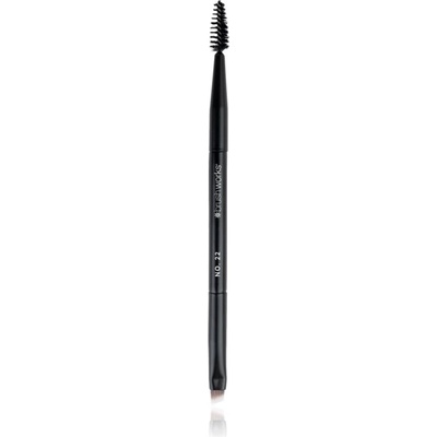 Brushworks Double Ended Brow Brush And Spoolie oboustranný štětec na obočí NO. 22 1 ks