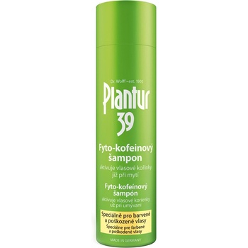 Plantur 39 kofeinový šampon pro barvené a poškozené vlasy 250 ml