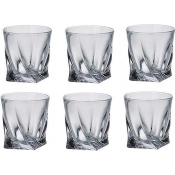 Crystalite Bohemia poháre Quadro 6 x 55 ml