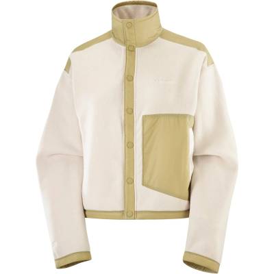 Salomon Дамски поларен пуловер Salomon Women's Chroma Fleece Cardigan Fleece jumper - Whisper White (105-6916-0213)
