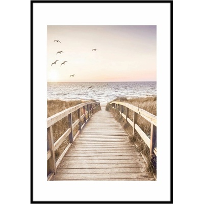 Artbox Obraz v ráme Gold Jetty, 70 × 50 cm, OB-14041