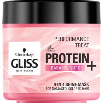 Schwarzkopf Gliss Protein 4in1 Shine Маска за блясък за увредена и боядисана коса 400 мл (gl-669)