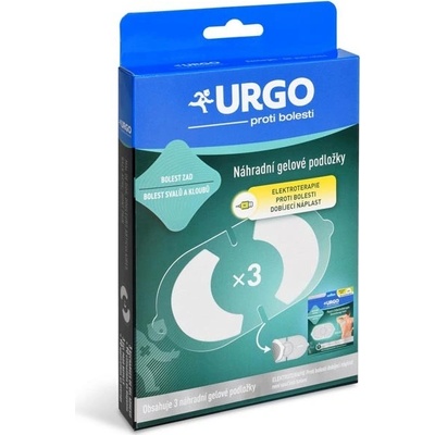 Urgo Elektroterapia nahradné gélové podložky 3 ks