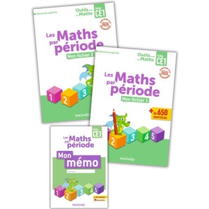 Outils pour les Maths CE1 par période - Fichier 1 + Fichier 2 + Mémo (2025)