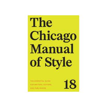 Image 1 of The Chicago Manual of Style, 18th Edition