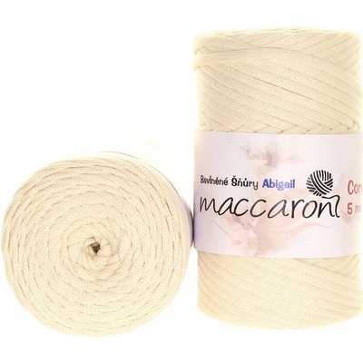 Maccaroni Abigail 5 mm Krémová