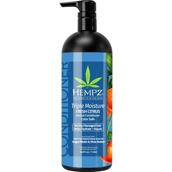 Hempz Triple Moisture Herbal Conditioner Балсам за коса унисекс 1000ml