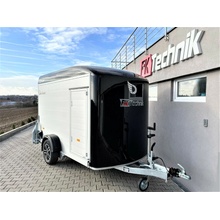 Debon C300® ALU černý – uzavřený skříňový přívěs