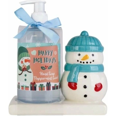 Accentra mydlo s pumpičkou na keramickom podstavci snowman 350 ml