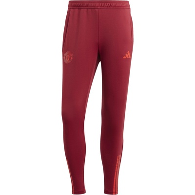 adidas Manchester United Training Bottoms 2023 2024 Adults - Burgendy
