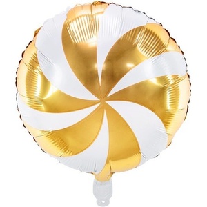 Party Deco Фолиев Балон Близалка в Златисто, 35 см (fb107-019)