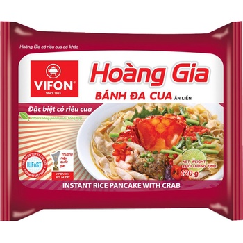Vifon Hoang Gia instantní polévka Banh Da Cua 120 g