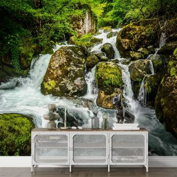 Image 1 of Art gift Фототапет планински водопад