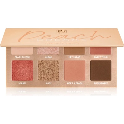 SOSU Cosmetics Peach Dreams палитра сенки за очи 8 броя 8x2 гр