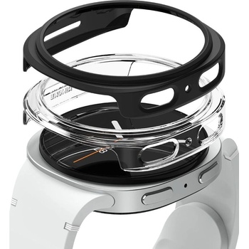 Ringke 2 бр. тънки калъфи за Samsung Galaxy Watch 8 (40mm) от Ringke Slim 2-Pack - Clear / Matte Black (8800293856047)
