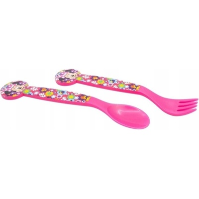 Stor Детски комплект прибори Stor - Disney Minnie, 2 броя, розови (81217)